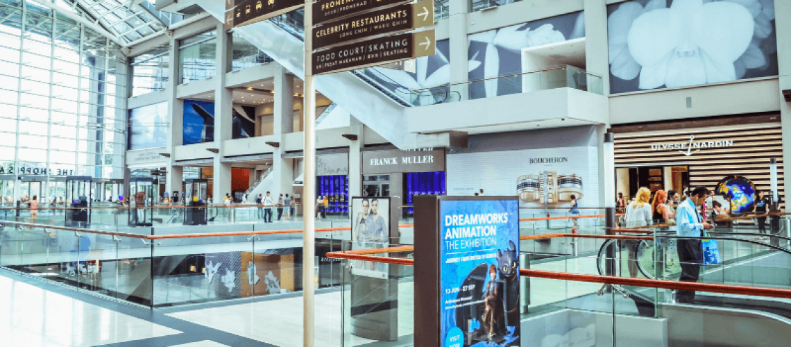 Como especificar materiais para comunicação visual em shoppings